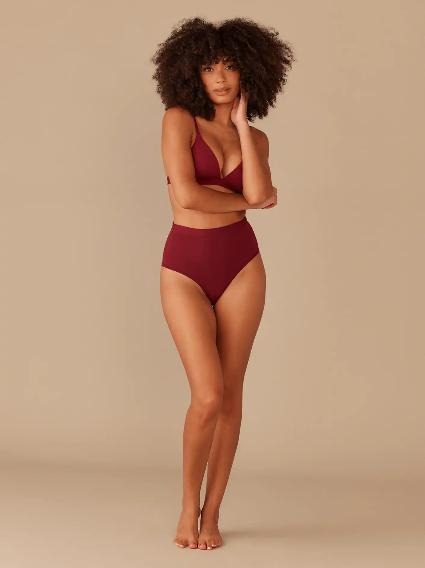 UltraModal™ FeelFree High-Waisted Cheeky | Cabernet