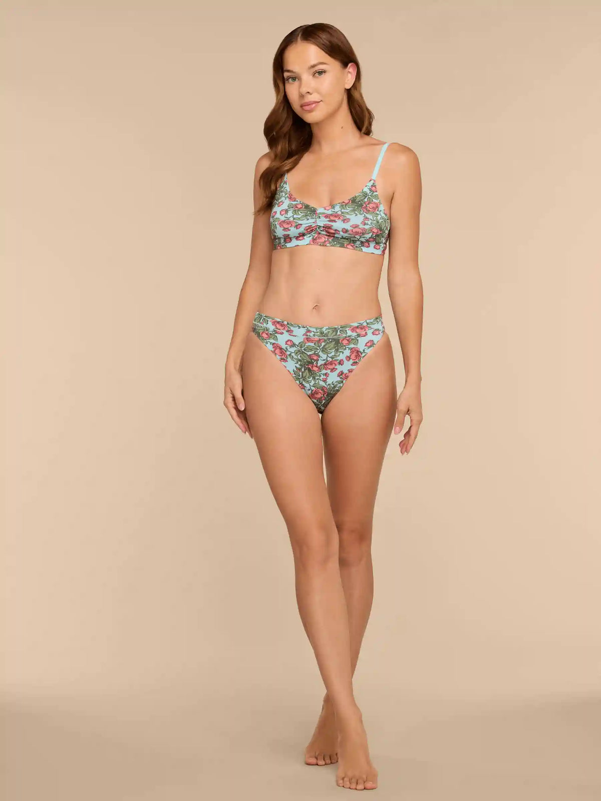 UltraModal™ FeelFree High Leg Bikini | Peonies