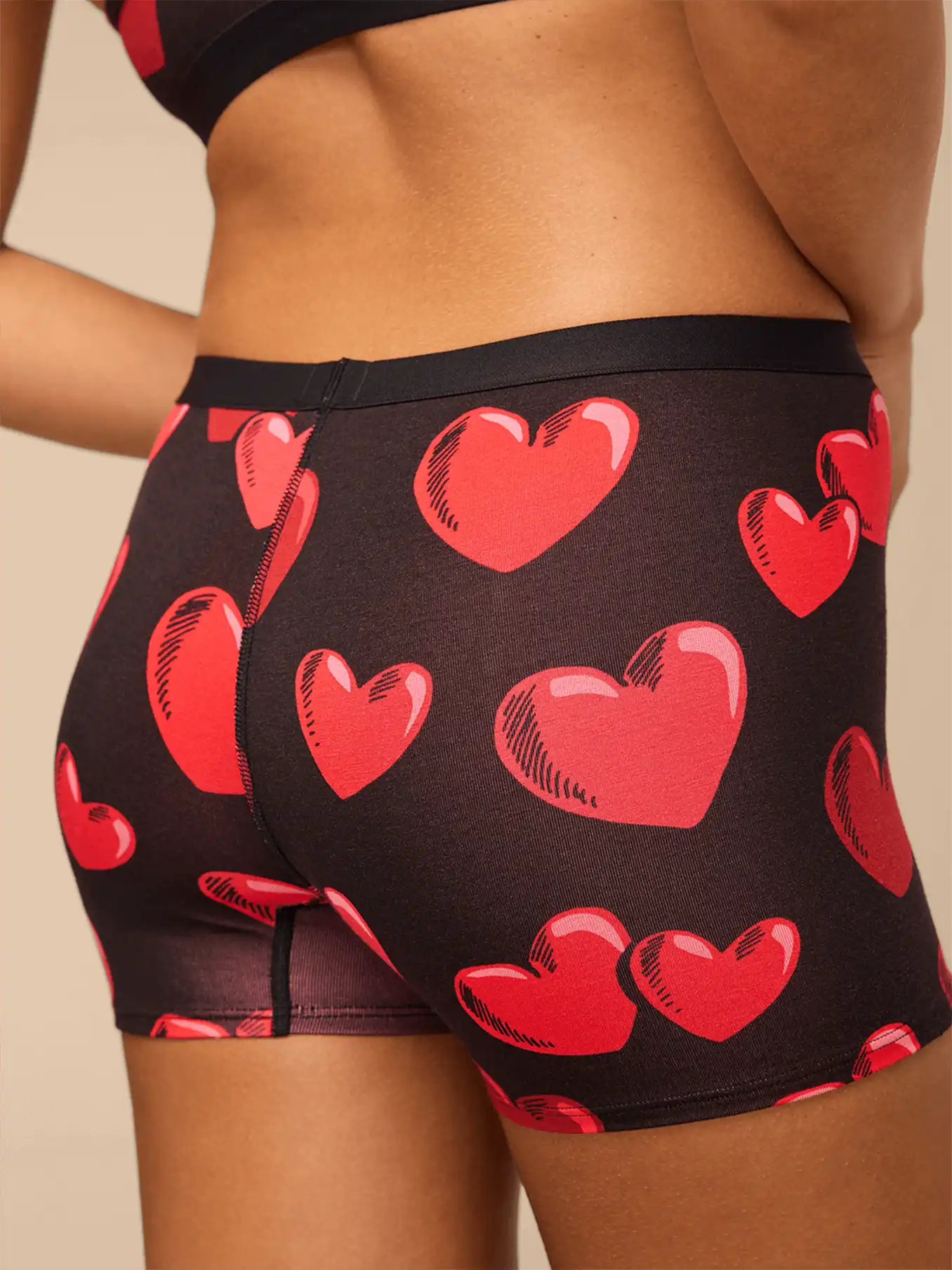 UltraModal™ Core Boyshort | Floating Hearts