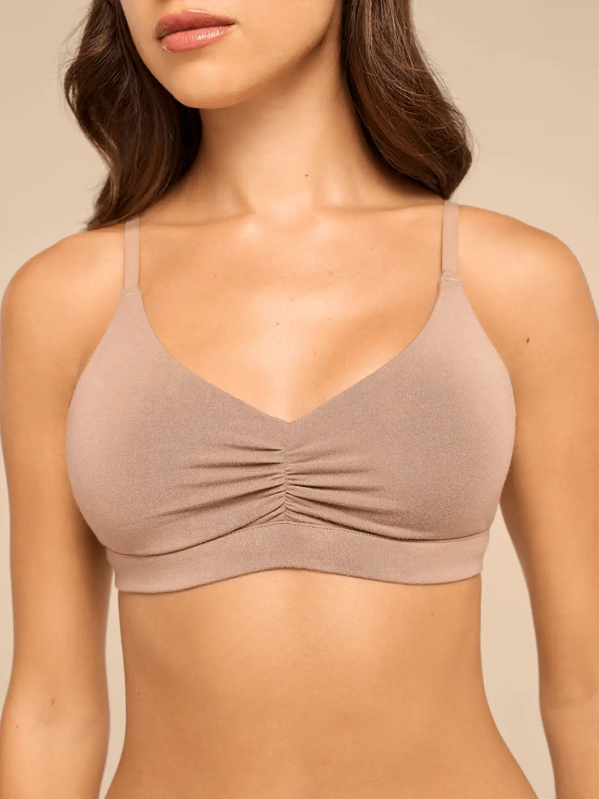 UltraModal™ FeelFree Ruched Bralette | Cocoa