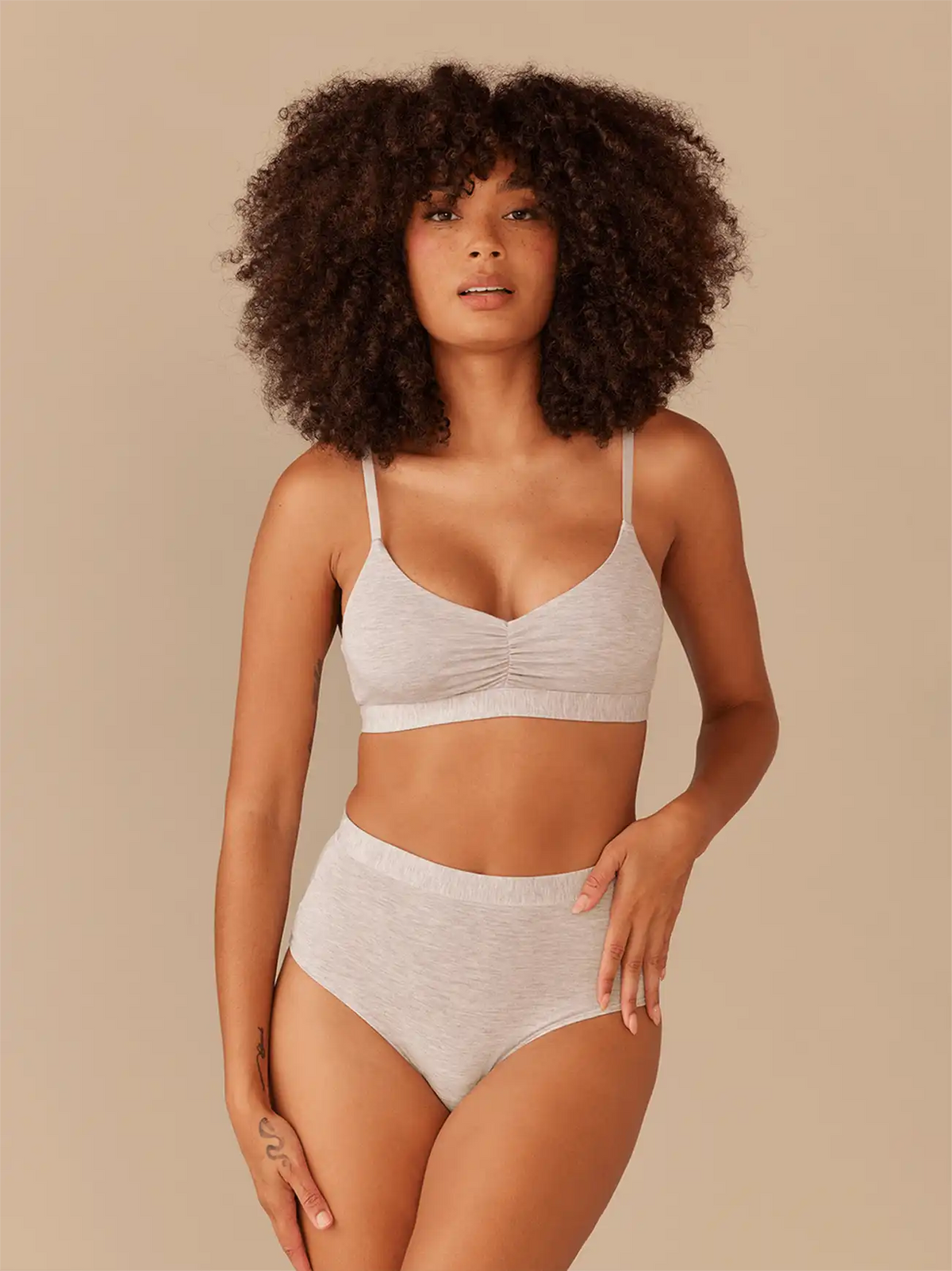 UltraModal™ FeelFree Ruched Bralette | Peony/Peaony