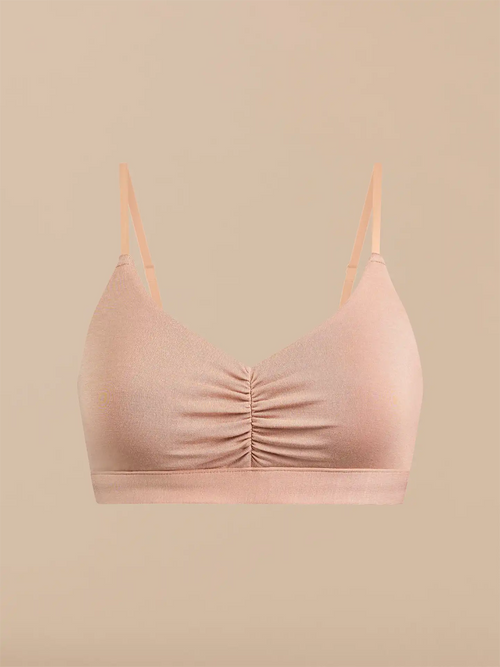 UltraModal™ FeelFree Ruched Bralette | Sand Dune/Sand Dune
