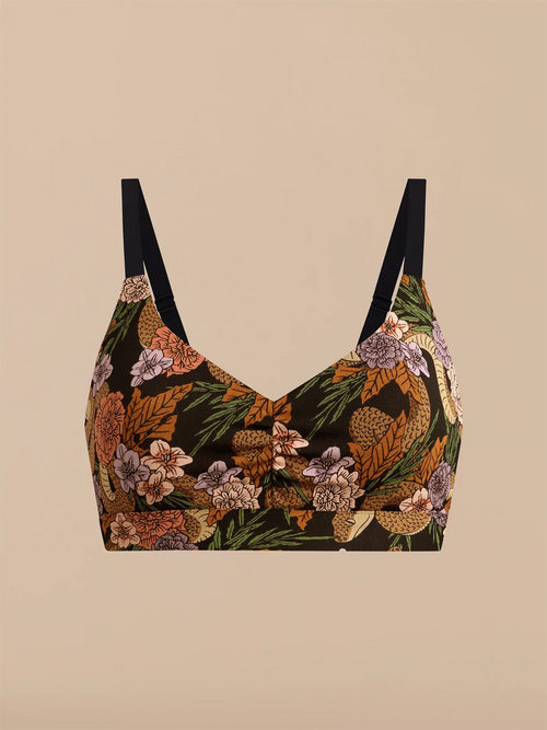 Curvy UltraModal™ FeelFree Ruched Bralette | Garden Snake