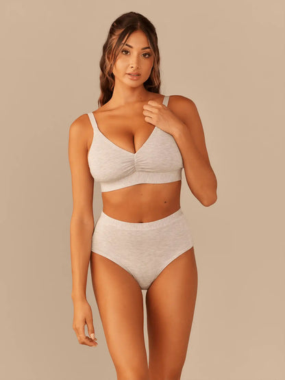 Curvy UltraModal™ FeelFree Ruched Bralette | Lobster Bisque