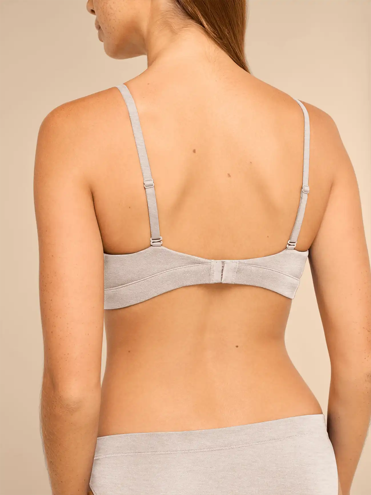 UltraModal™ FeelFree Ruched Bralette with Cups | Heather Grey