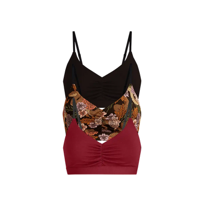 UltraModal™ FeelFree Ruched Bralette 3-Pack | Garden Snake Pack
