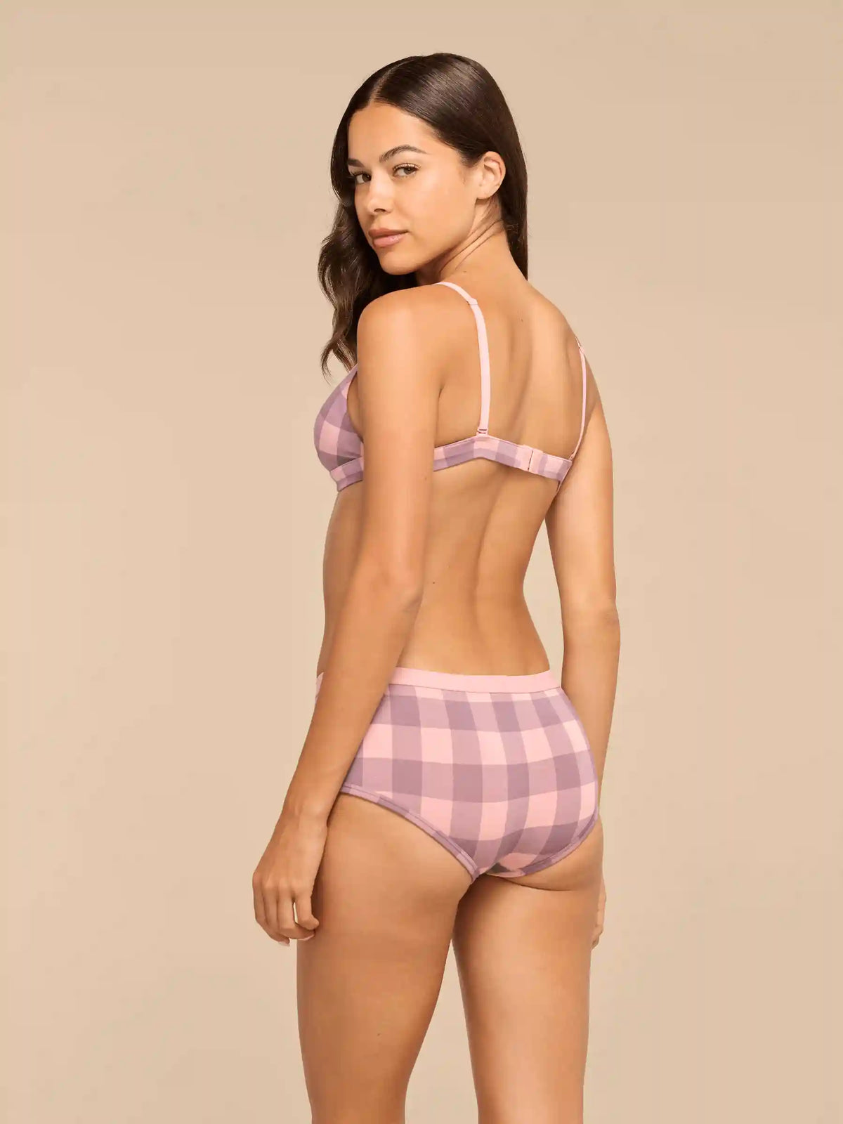 UltraModal™ FeelFree Triangle Bralette | Blush Plaid