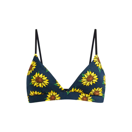 UltraModal™ FeelFree Triangle Bralette | Here Comes The Sunflowers