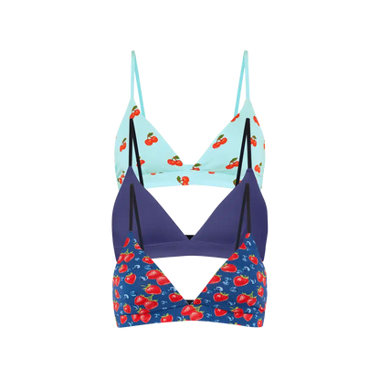 UltraModal™ FeelFree Triangle Bralette 3-Pack | Summer Berries Pack