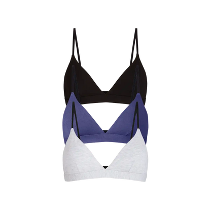 UltraModal™ FeelFree Triangle Bralette 3-Pack | Classic Navy Pack