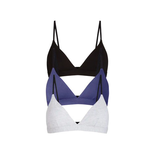 UltraModal™ FeelFree Triangle Bralette 3-Pack | Classic Navy Pack