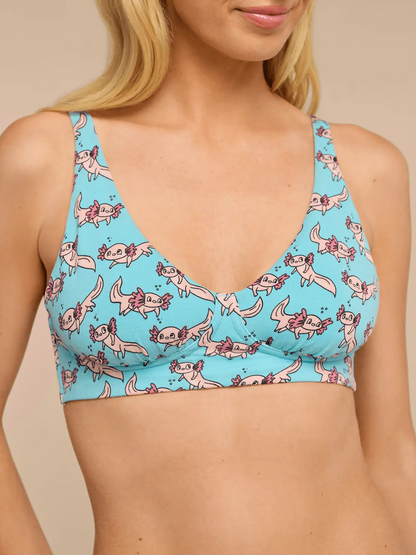 UltraModal™ FeelFree Longline Bralette | Axolotl Splash