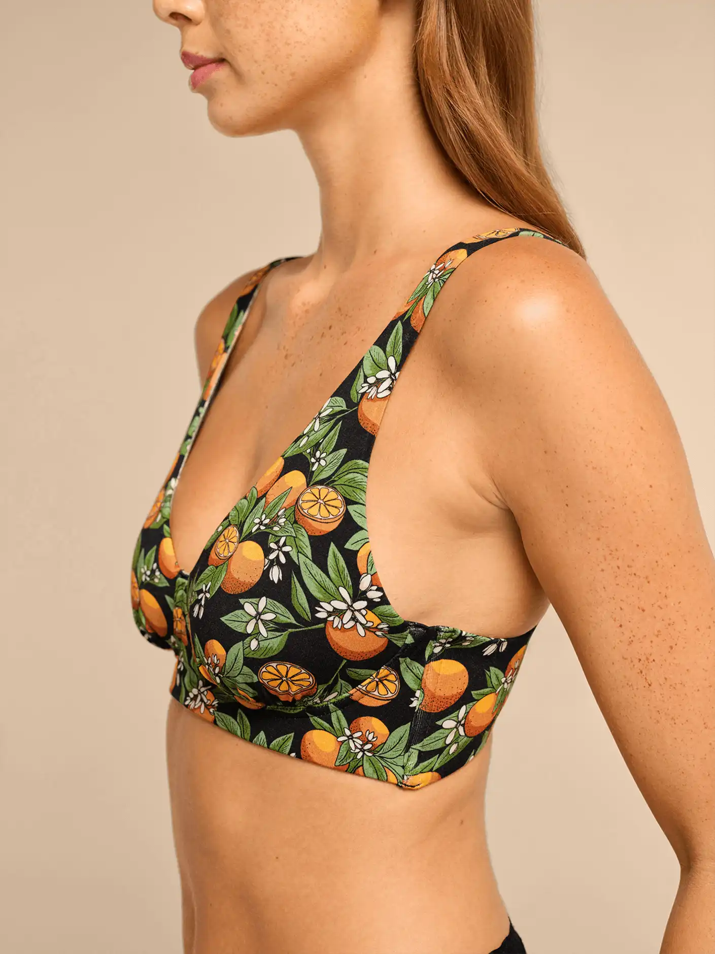 UltraModal™ FeelFree Longline Bralette | Tangerine Dreams