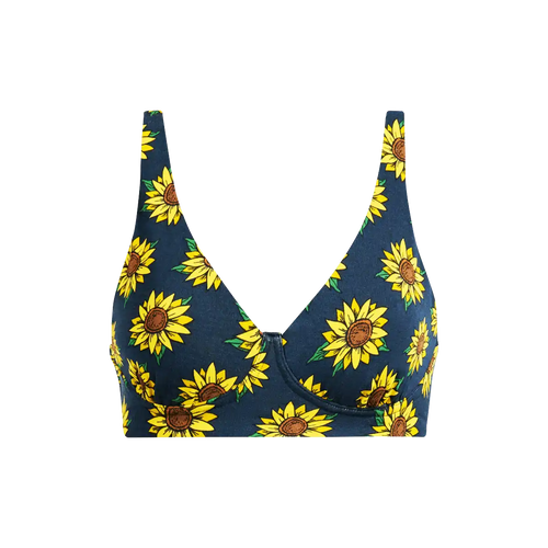 UltraModal™ FeelFree Longline Bralette | Here Comes The Sunflowers