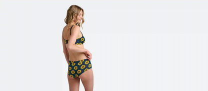 UltraModal™ FeelFree Longline Bralette | Here Comes The Sunflowers