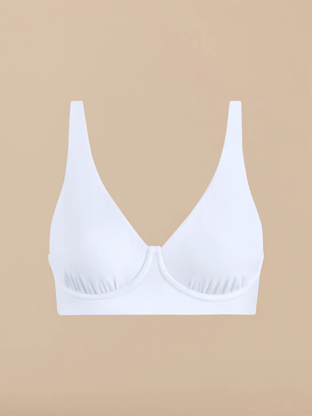 UltraModal™ FeelFree Longline Bralette | White/White