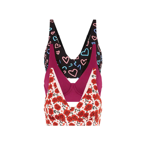 UltraModal™ FeelFree Longline Bralette 3-Pack | Electric Love Pack