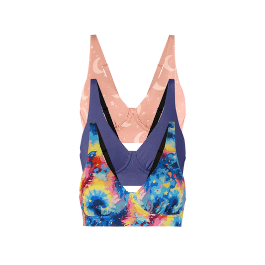 UltraModal™ FeelFree Longline Bralette 3-Pack | Cosmic Pack