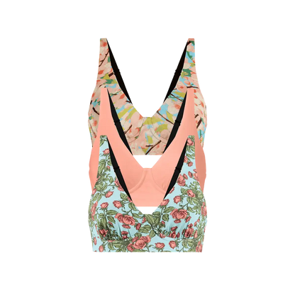UltraModal™ FeelFree Longline Bralette 3-Pack | Blossom Pack