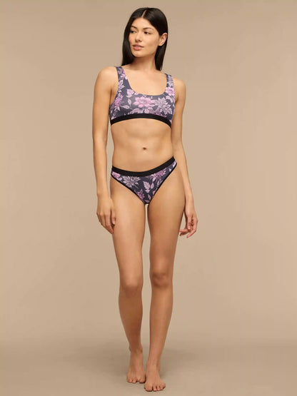 UltraModal™ Core Scoop Bralette | Purple Bloom