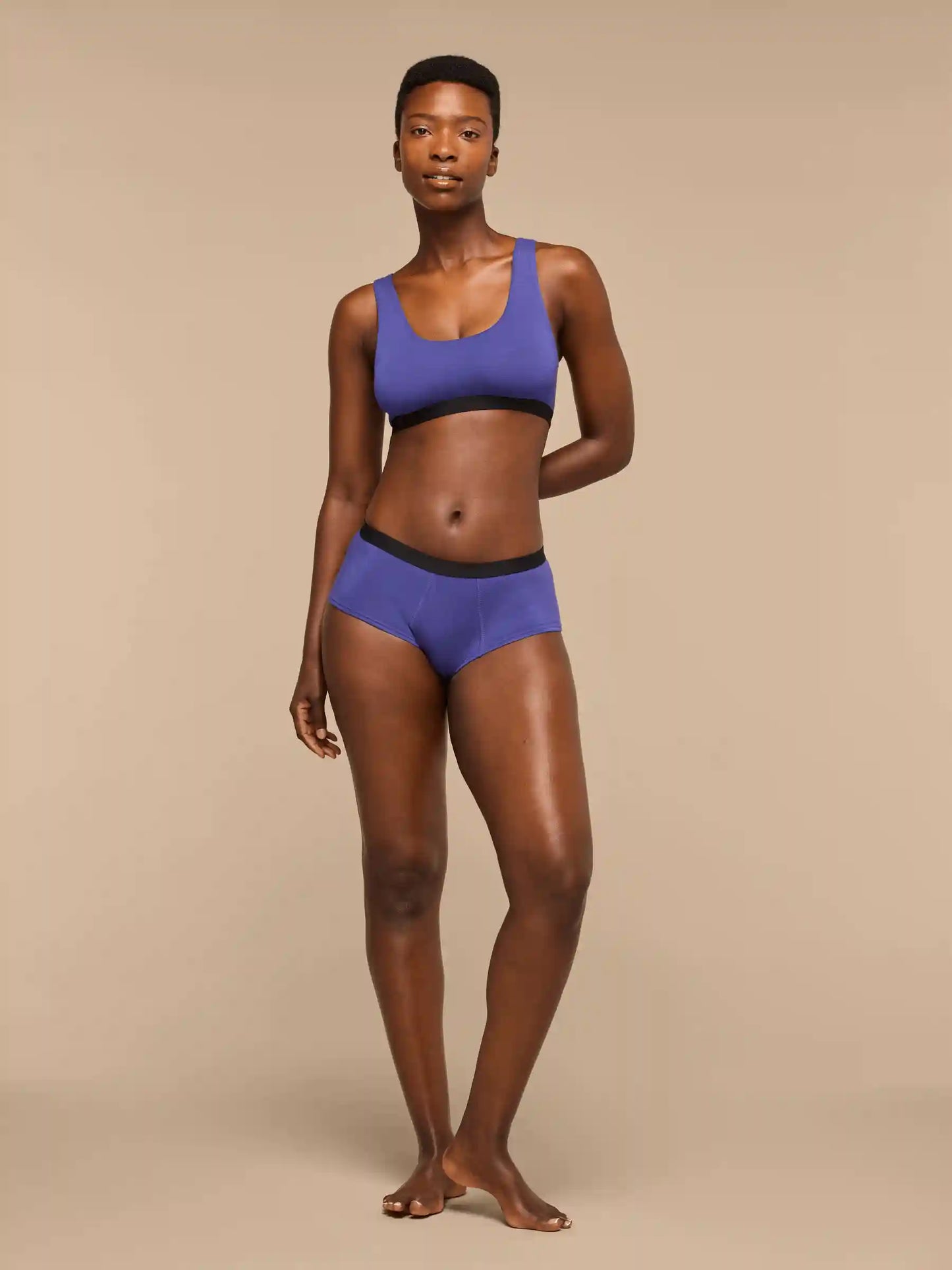 UltraModal™ Core Scoop Bralette | Berry Blue