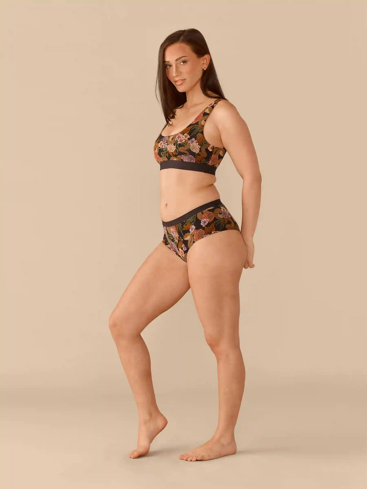 Curvy UltraModal™ Core Scoop Bralette | Garden Snake