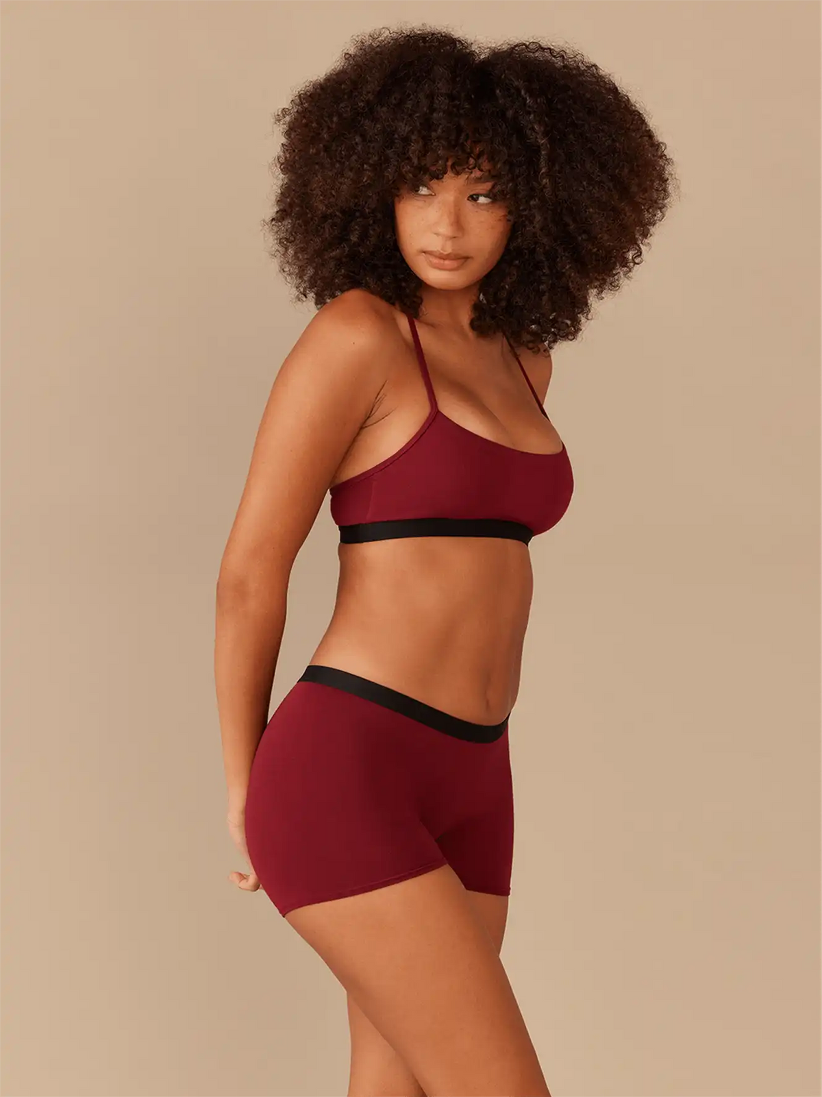UltraModal™ Core T-Back Bralette | Cabernet