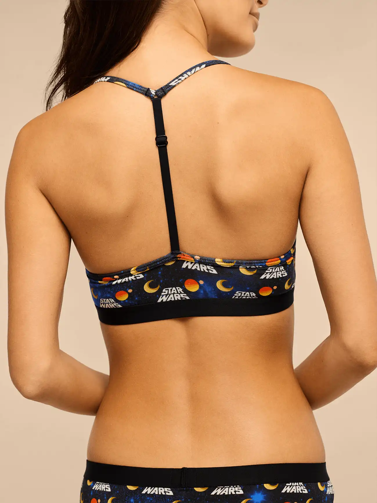 UltraModal™ Core T-Back Bralette | Galaxy Far Far Away