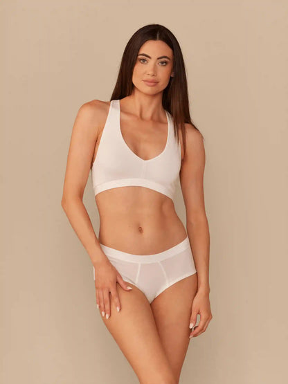 UltraModal™ FeelFree Racerback Bralette | White