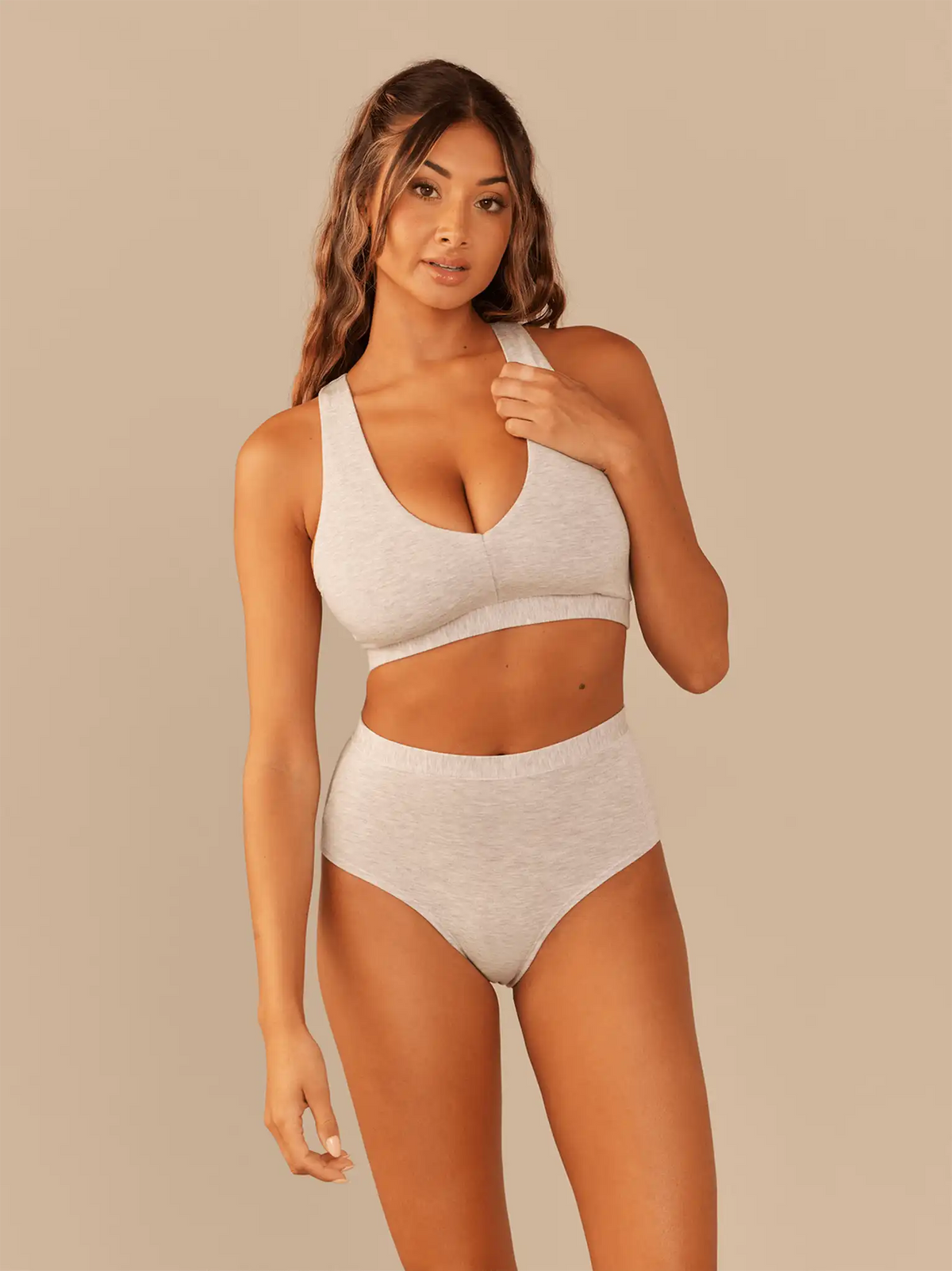 UltraModal™ FeelFree Curvy Racerback Bralette | Peonies