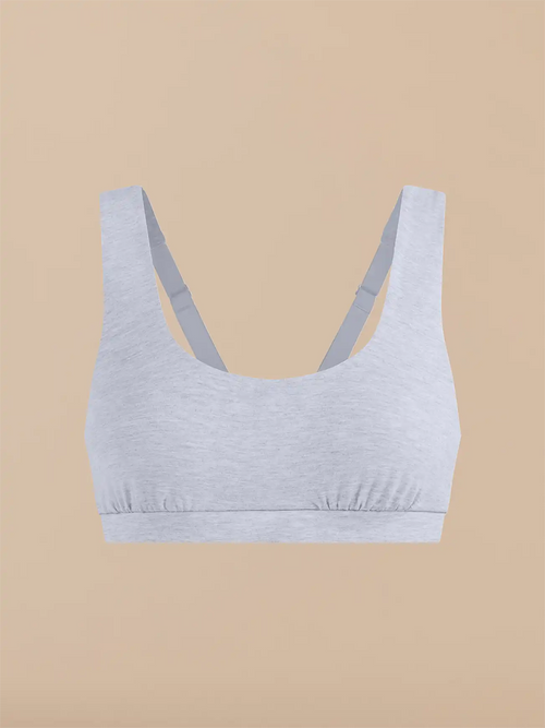 UltraModal™ FeelFree Square Neck Bralette | Heather Grey/Heather Grey