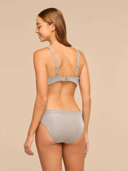 UltraModal™ FeelFree Plunge Bralette with Cups | Heather Grey