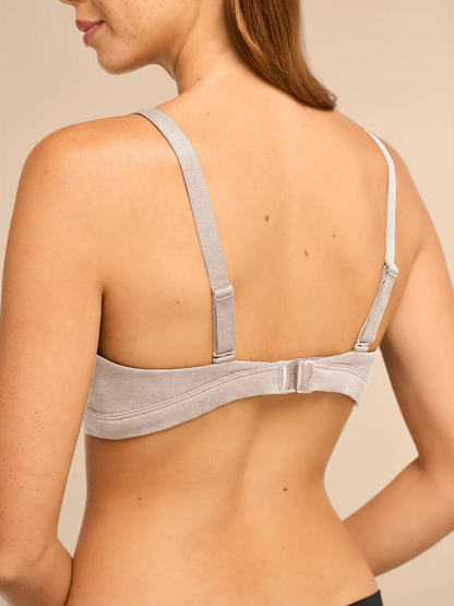 UltraModal™ FeelFree Plunge Bralette with Cups | Heather Grey