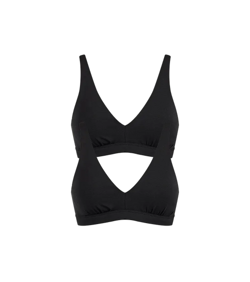 UltraModal™ FeelFree Plunge Bralette with Cups 2-Pack | Black Pack
