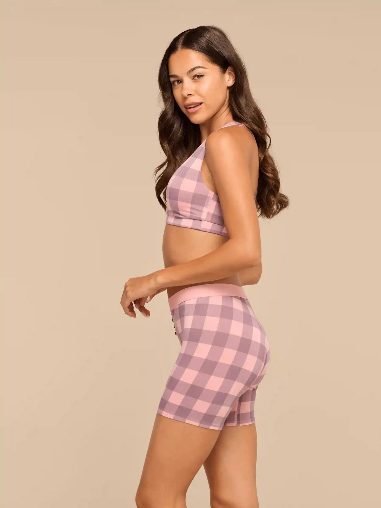 UltraModal™ Core Boyfriend Boxer Brief | Blush Plaid