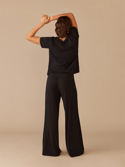 UltraModal™ Wide Leg Lounge Pant  | Black