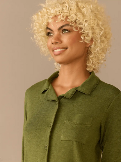 UltraModal™ Long Sleeve PJ Set - Women's | Heather Olive