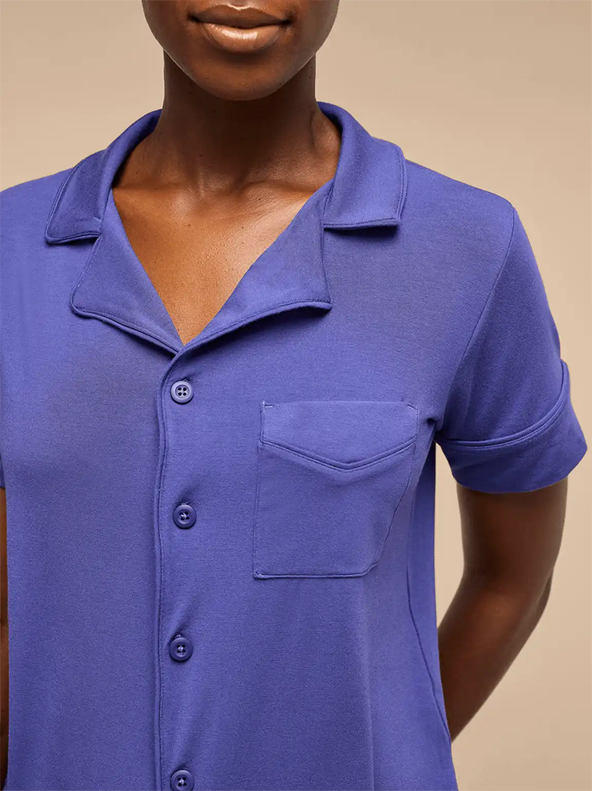 UltraModal™ Short Sleeve PJ Set - Women's | Berry Blue