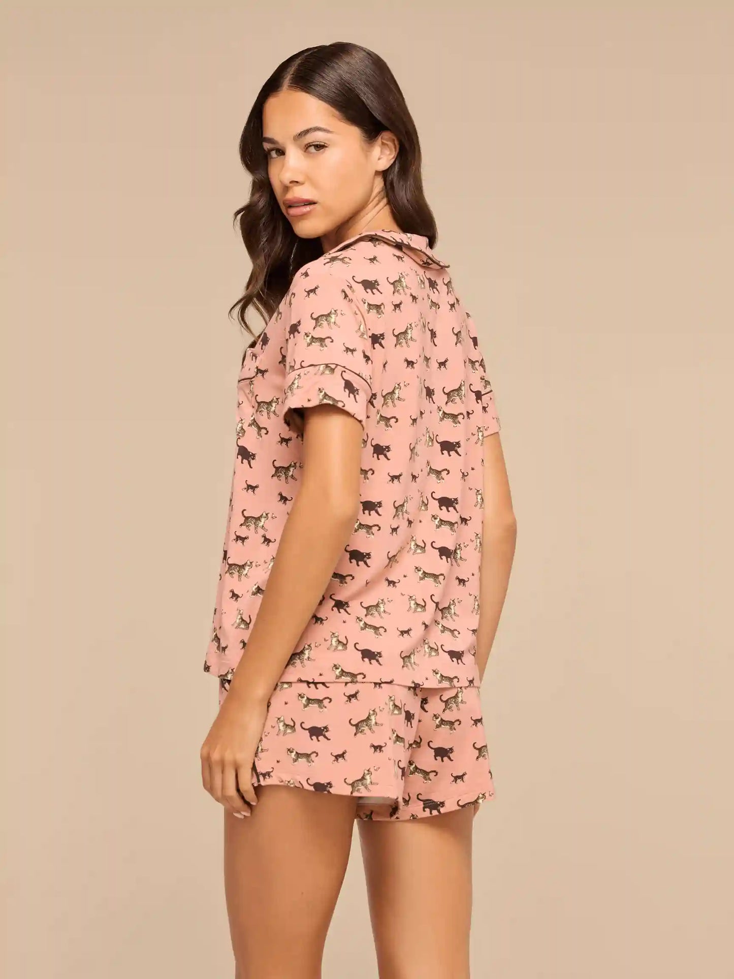 UltraModal™ Short Sleeve PJ Set - Women's | Frisky Business