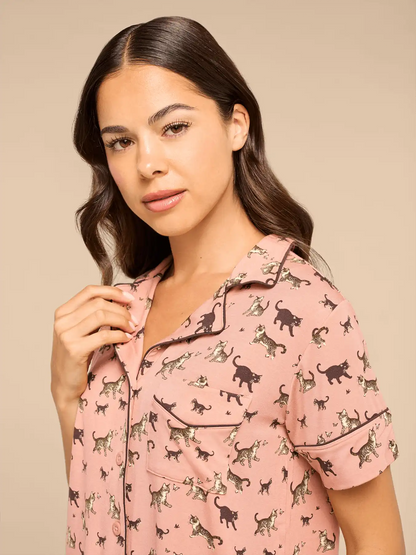 UltraModal™ Short Sleeve PJ Set - Women's | Frisky Business