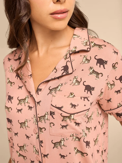 UltraModal™ Short Sleeve PJ Set - Women's | Frisky Business