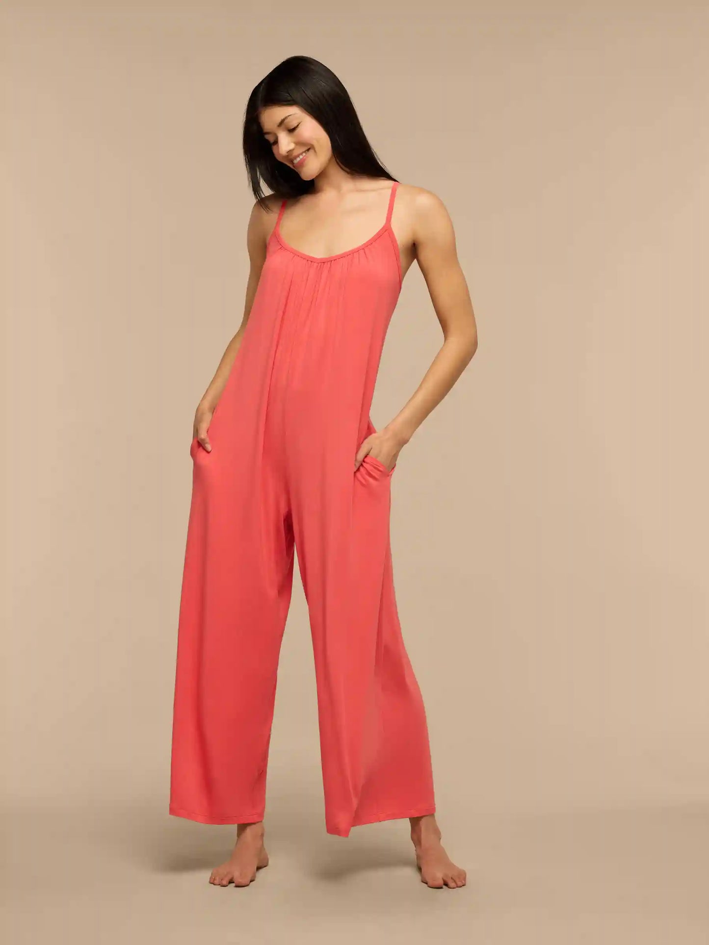 UltraModal™ Cami Jumpsuit | Coral
