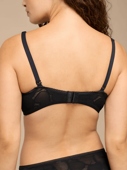 All Over Lace Demi Bralette - New | Black Hearts