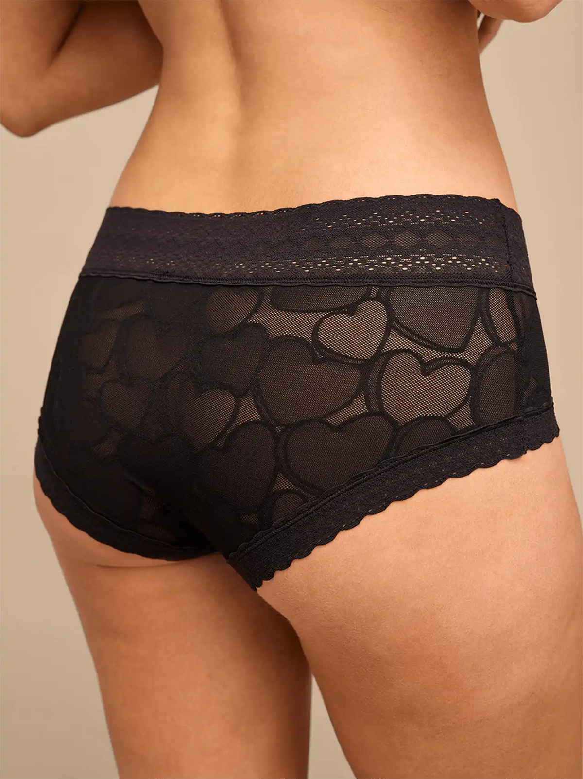 All Over Lace Hipster | Black Hearts