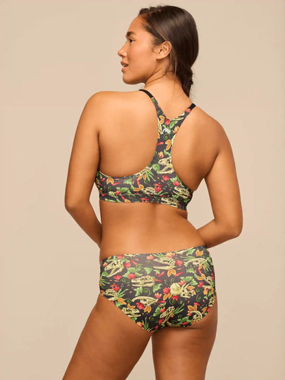 Breathe Racerback Bralette | Jurassic Garden