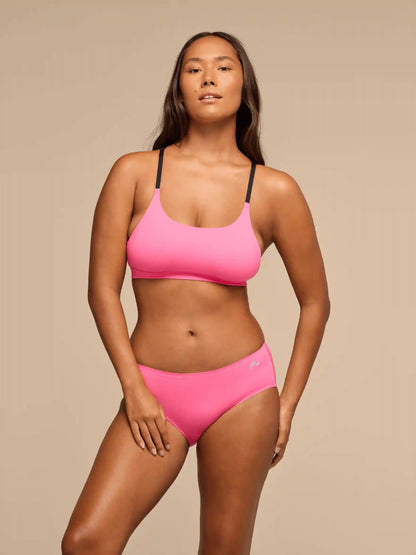 Breathe Racerback Bralette | Knockout Pink