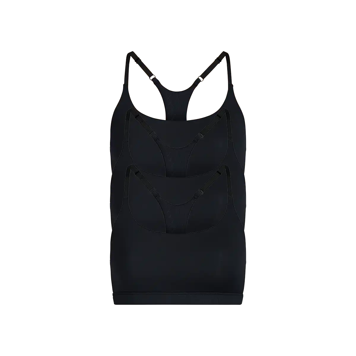 Breathe Racerback Bralette 3-Pack | Black Pack