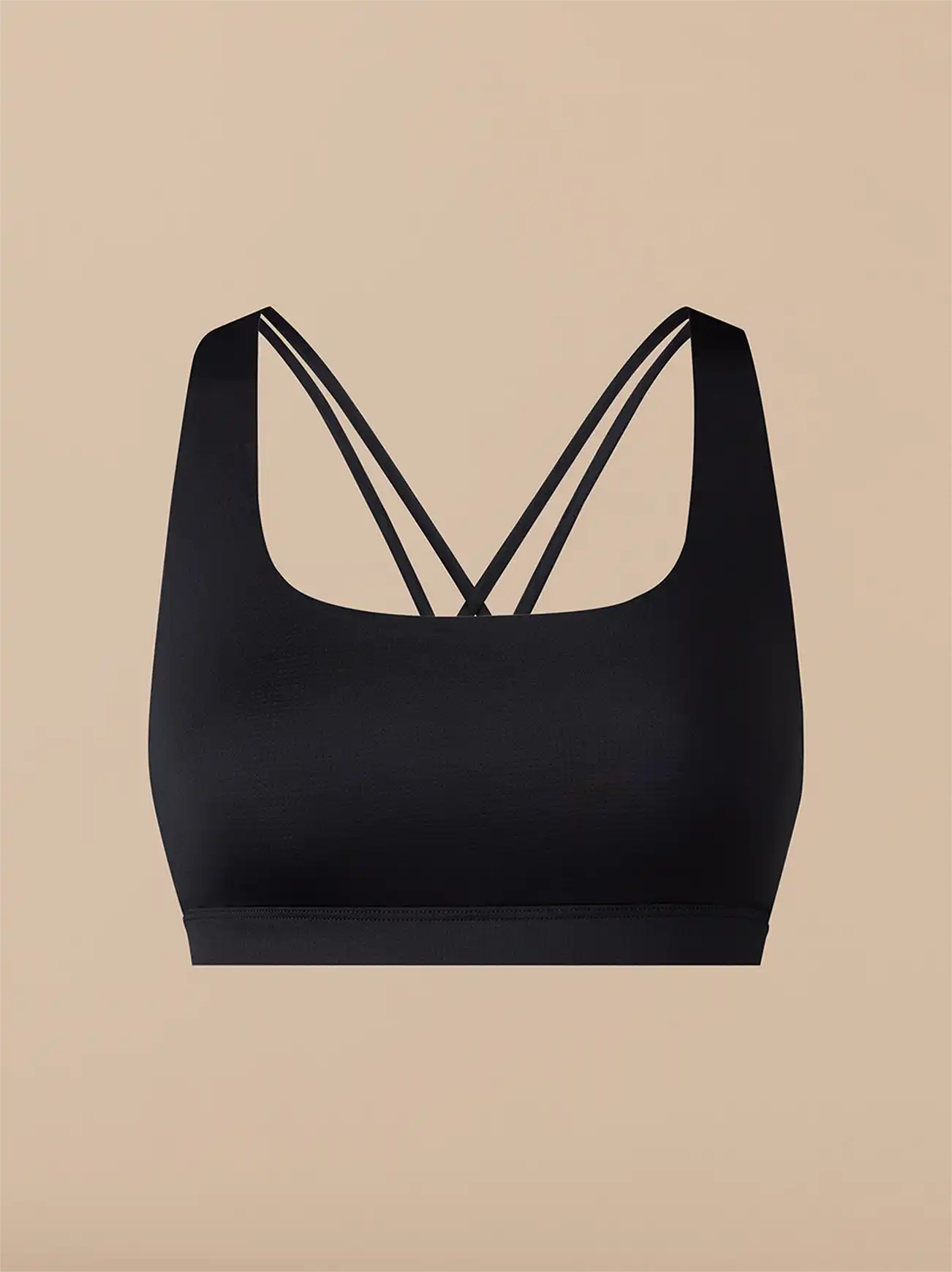 Breathe Strappy Back Bralette | Black