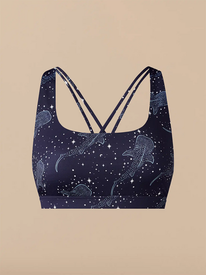Breathe Strappy Back Bralette | Starry Sharks