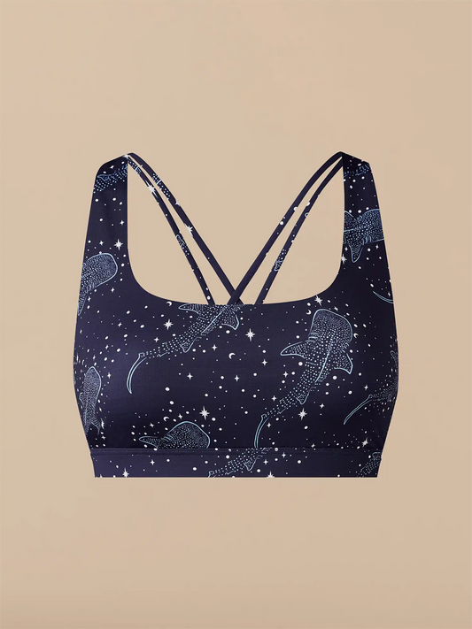 Breathe Strappy Back Bralette | Starry Sharks